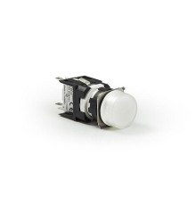 Арматура сигнальная 16мм круглая 12-24 AC/DC бел. EMAS D050YXB