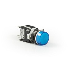 Арматура сигнальная 16мм круглая 12-24 AC/DC син. EMAS D070YXM