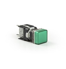 Арматура сигнальная 16мм квадратная 12-24 AC/DC зел. EMAS D090KXY